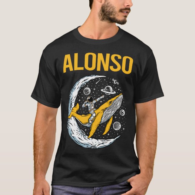 Happy Space - Alonso Name T-Shirt (Vorderseite)