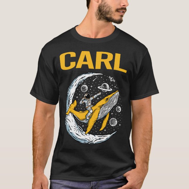Happy Space - Carl Name T-Shirt (Vorderseite)