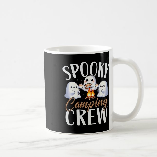 Happy Spooky Camping Crew Halloween Campfire 2024 Kaffeetasse (Rechts)
