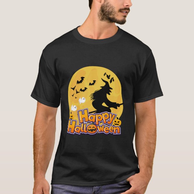 Happy Spooky Halloween T-Shirt (Vorderseite)