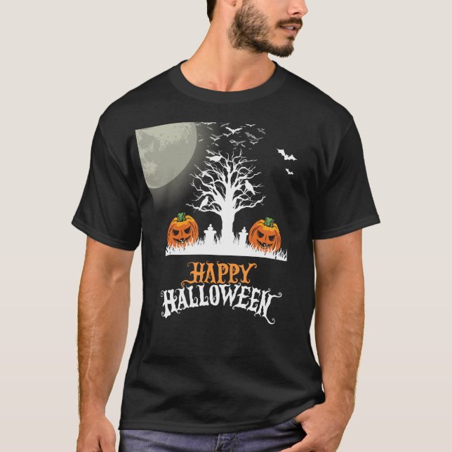 Happy spooky Halloween T-Shirt (Vorderseite)