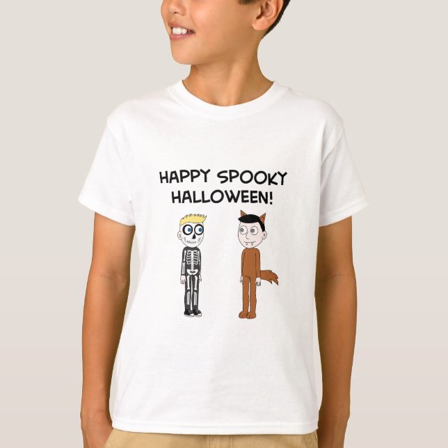 Happy Spooky Halloween T - Shirt (Vorderseite)