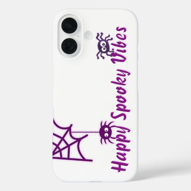 🕸️ Happy Spooky Spider Case-Mate iPhone Hülle (Rückseite)