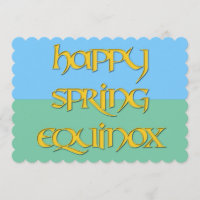 Happy Spring Equinox Einladung zu einem Pagan Even