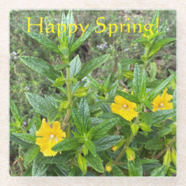 Happy Spring Monkeyblumen! Glasuntersetzer