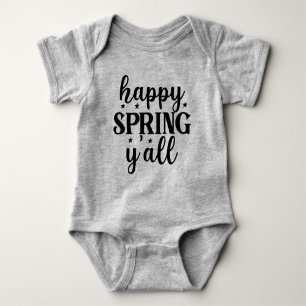 Happy Spring Y'all-67210 Baby Strampler