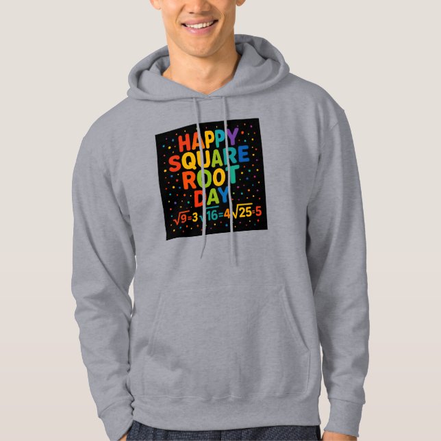 Happy Square Root Day Hoodie (Vorderseite)