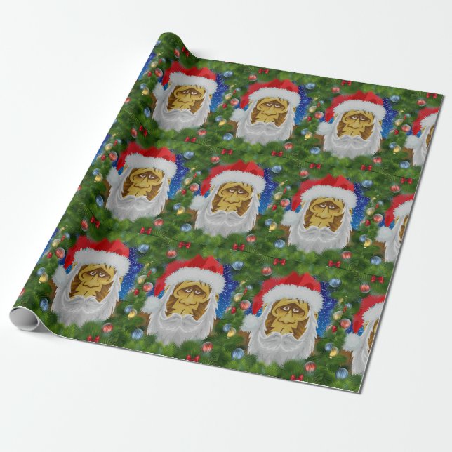 HAPPY SQUATCHMAS GESCHENKPAPIER (Ungerollt)