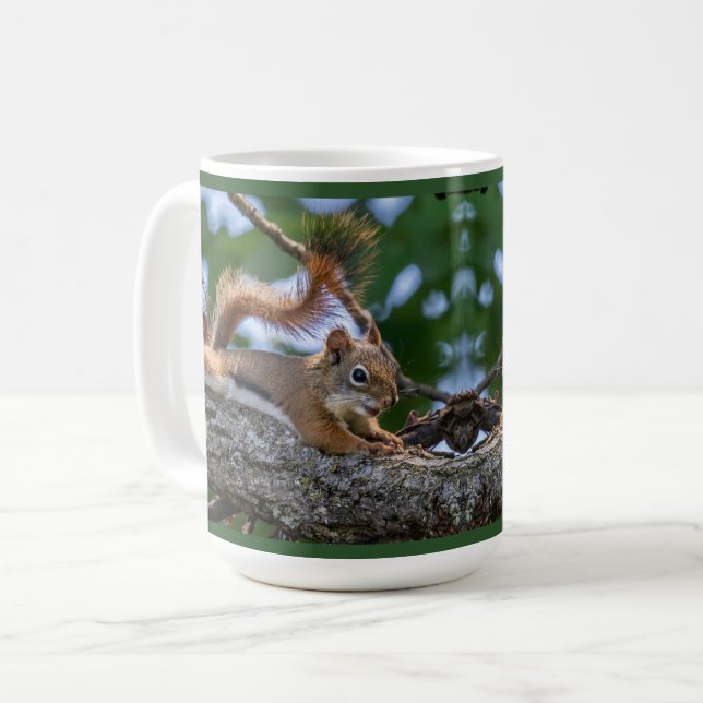Happy Squirrel Kaffeetasse (Vorderseite Links)