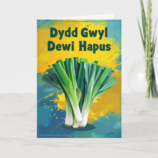Happy St David's Day Card Karte (Vorderseite)