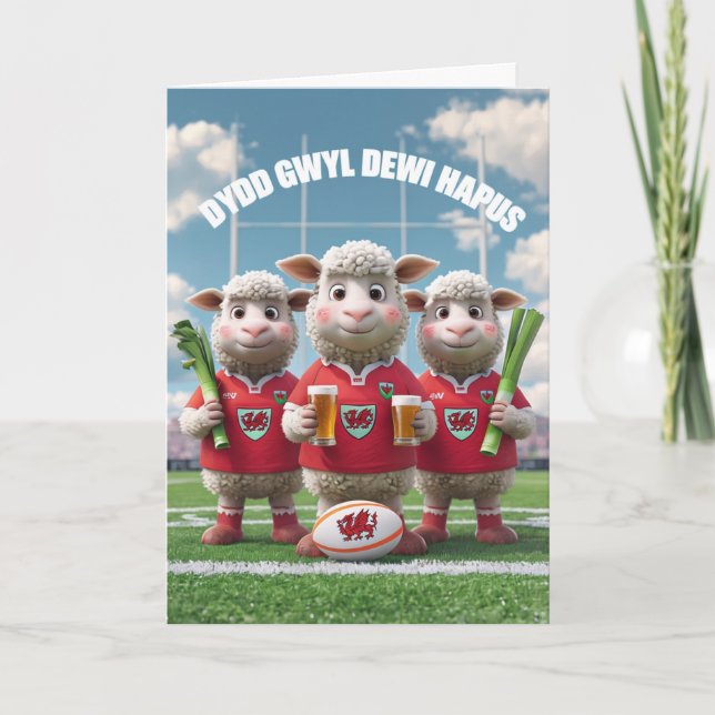Happy St David's Day Card Karte (Vorderseite)