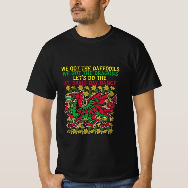 Happy St. David's Day T - Shirt Design (Vorderseite)