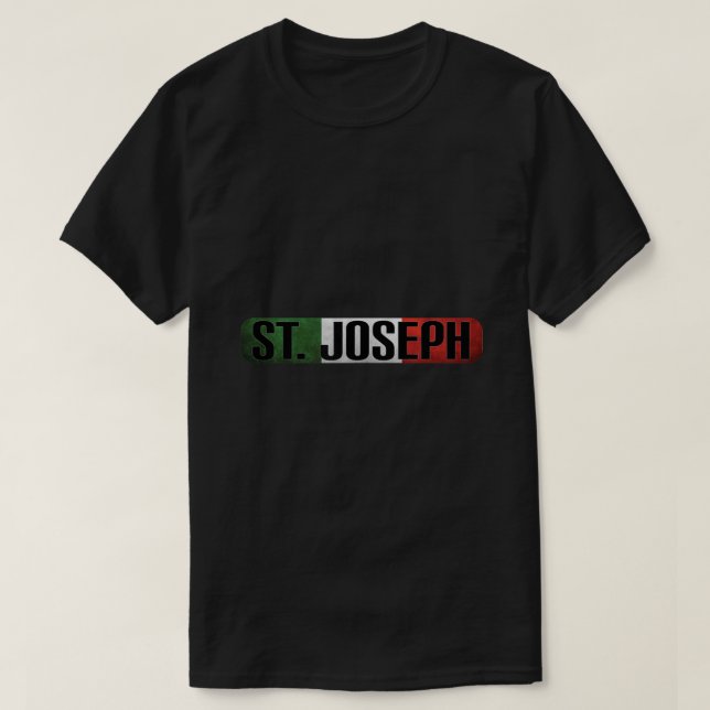 Happy St Josephs Day Italian Jesus Catholic Christ T-Shirt (Design vorne)