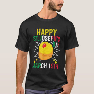Happy St Josephs Day Jesus katholischer Christlich T-Shirt
