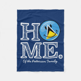 Happy St. Lucian Flag House Warmer Fleecedecke
