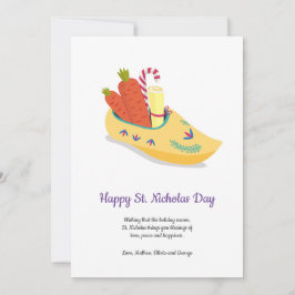 Happy St. Nicholas Day Gruß Feiertagskarte