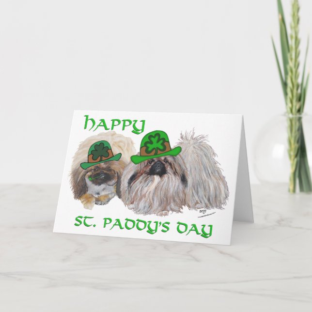 Happy St Paddys Day Karte (Vorderseite)