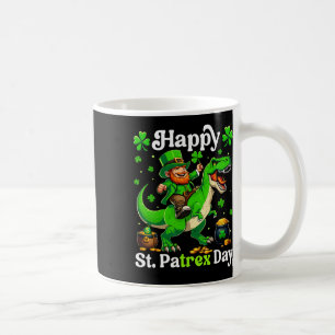 Happy St Pat-rex Day St Patricks Day Leprechaun Ri Kaffeetasse
