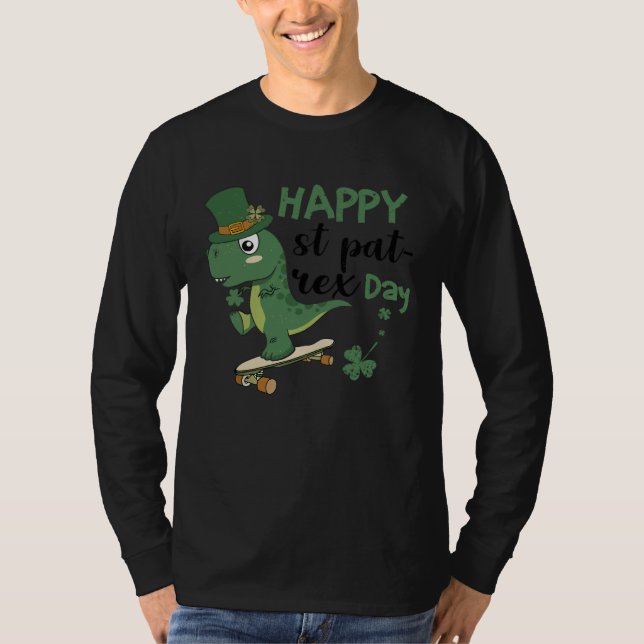 Happy St Pat Rex Day St Patricks Dinosaur Toddler  T-Shirt (Vorderseite)