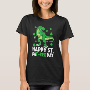 Happy St Pat Rex Dinosaur Saint Patrick's Day for T-Shirt