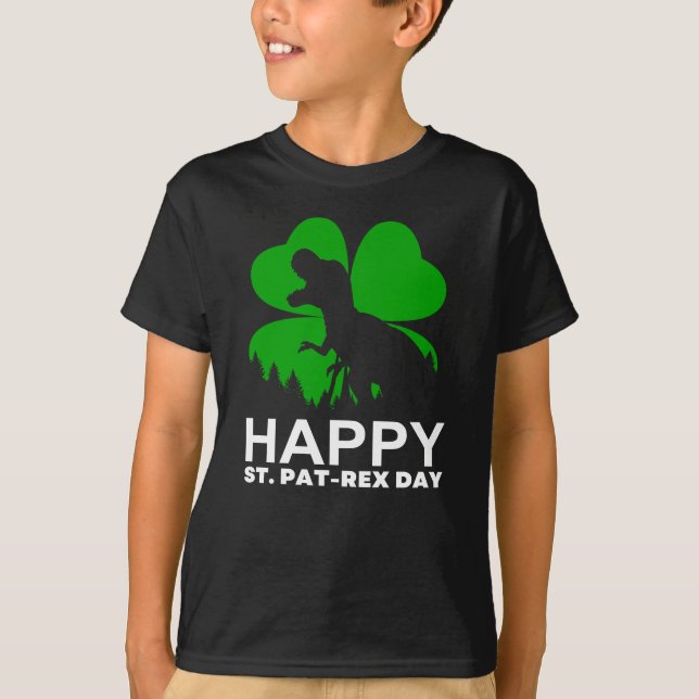 Happy St Pat Rex T-Shirt (Vorderseite)
