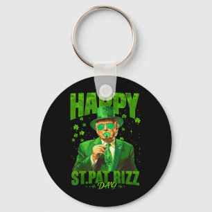 Happy St Pat Rizz Day Funny St Patricks Day Trump Schlüsselanhänger