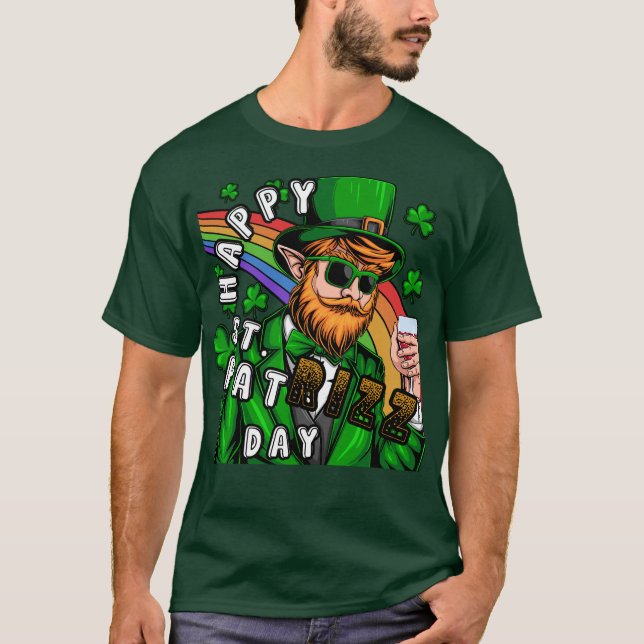Happy St. Pat Rizz Day T-Shirt (Vorderseite)
