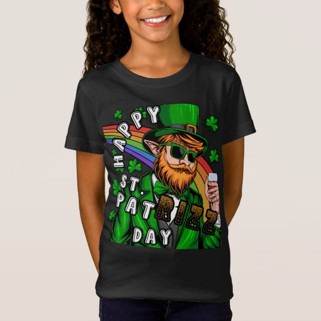 Happy St. Pat Rizz Day T-Shirt (Vorderseite)