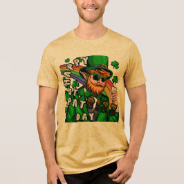 Happy St. Pat Rizz Day Tri-Blend Shirt