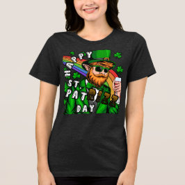 Happy St. Pat Rizz Day Tri-Blend Shirt