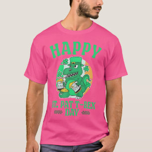 Happy St. Pat T-Rex Day Funny St. Patrick's T-Shirt