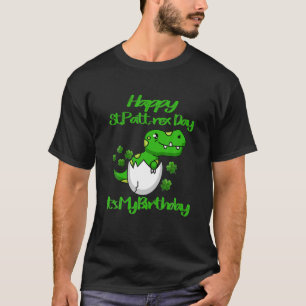 Happy St Pat Trex Day Dino Es ist mein Geburtstag T-Shirt