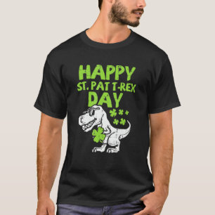 Happy St Pat Trex Day Dino Kleinkind Boys St Patri T-Shirt