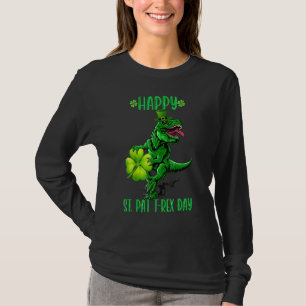 Happy St Pat Trex Day Dino Kleinkind Boys St Patri T-Shirt
