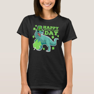 Happy St Pat Trex Day Dino Patricks Day Lucky Todd T-Shirt