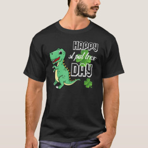 Happy St Pat Trex Day Dino St Patricks Day Kleinki T-Shirt