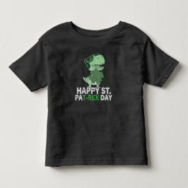 Happy St Pat Trex Day Dinosaur Kleinkind St Patric T-shirt