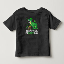 Happy St Pat Trex Day Dinosaur Kleinkind St Patric T-shirt