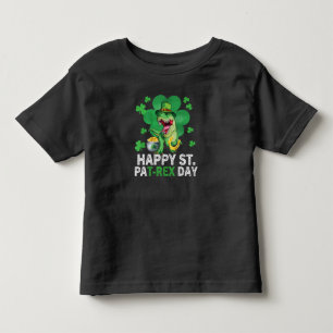 Happy St Pat Trex Day Dinosaur Kleinkind St Patric T-shirt