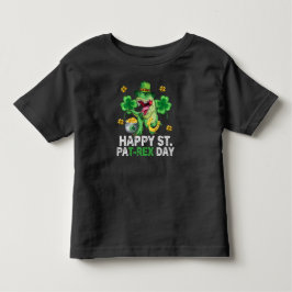 Happy St Pat Trex Day Dinosaur Kleinkind St Patric T-shirt