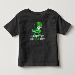 Happy St Pat Trex Day Dinosaur Kleinkind St Patric T-shirt