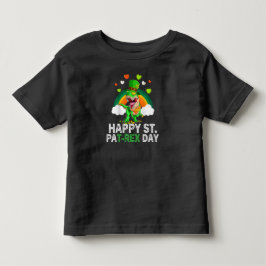 Happy St Pat Trex Day Dinosaur Kleinkind St Patric T-shirt