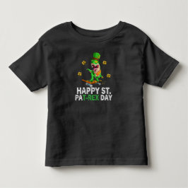 Happy St Pat Trex Day Dinosaur Kleinkind St Patric T-shirt