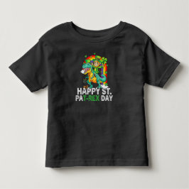 Happy St Pat Trex Day Dinosaur Kleinkind St Patric T-shirt