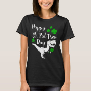 Happy St Pat Trex Day Dinosaur St Patrick's Day 1 T-Shirt