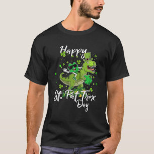 Happy St. Pat Trex Day Dinosaur St. Patrick's Day T-Shirt
