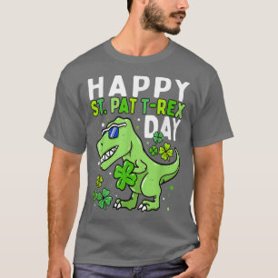 Happy St Pat Trex Day Dinosaur St Patricks Day Tod T-Shirt