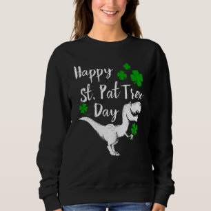 Happy St Pat Trex Day T Shirt Dinosaur St Patrick'