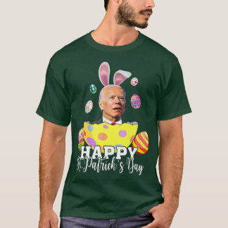 Happy St Patrick Day Funny Joe Biden Osterferien H T-Shirt
