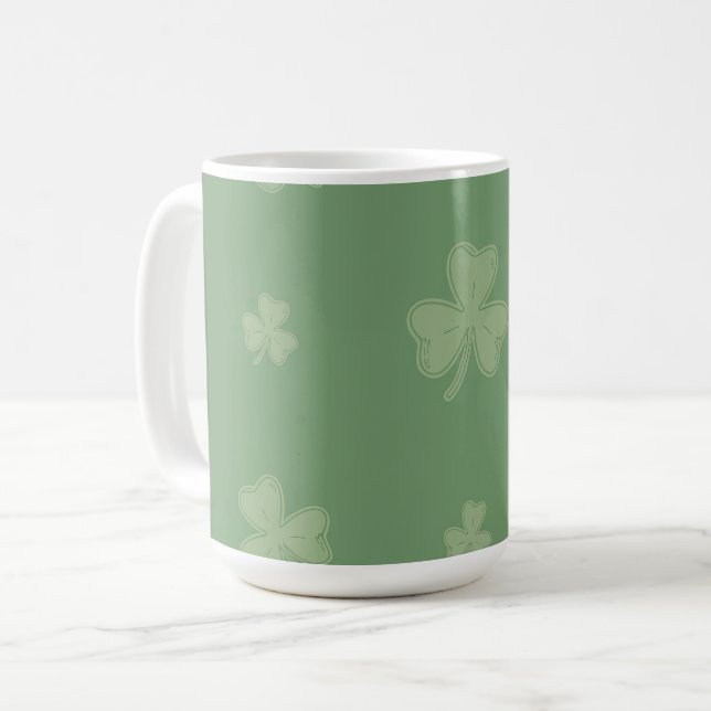Happy St. Patrick’s Day – Classic Irish Celebratio Kaffeetasse (Vorderseite Links)